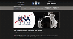 Desktop Screenshot of newjerseyfencing.org