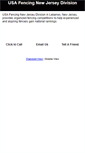 Mobile Screenshot of newjerseyfencing.org