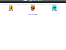 Tablet Screenshot of newjerseyfencing.org